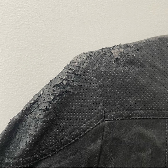Black Rivet “Leather” Jacket - Picture 6 of 9